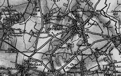 Old map of Moor in 1898
