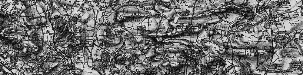 Old map of Moor Allerton in 1898