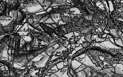Old map of Moor Edge in 1898