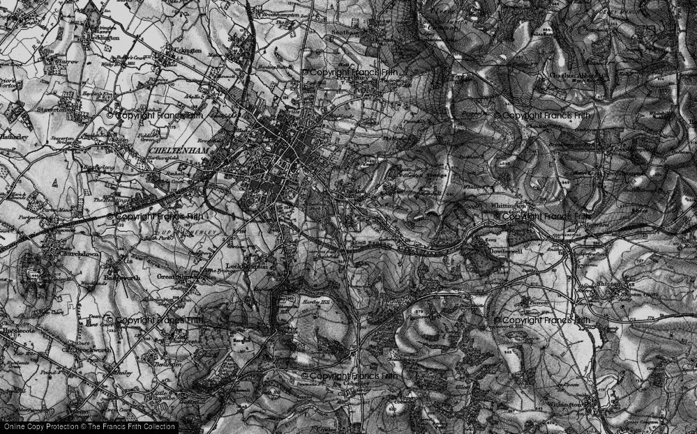 Old Map of Moor End, 1896 in 1896