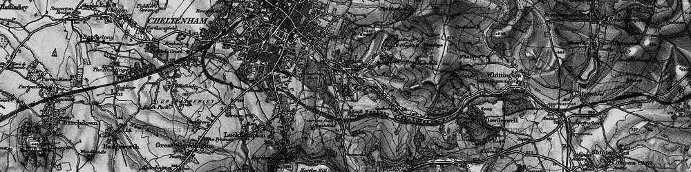 Old map of Moor End in 1896