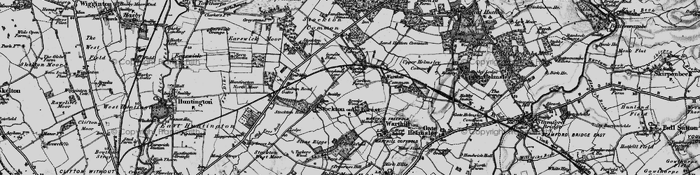 Old map of Brockfield in 1898
