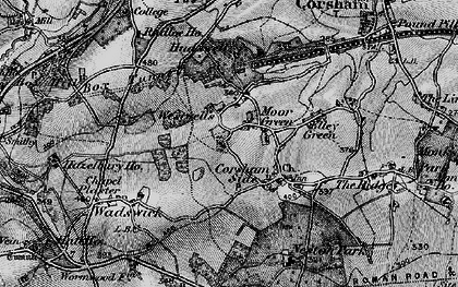 Old map of Moor Green in 1898