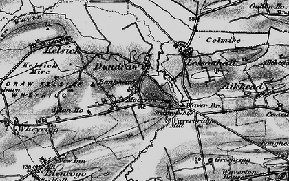 Old map of Moor Row in 1897