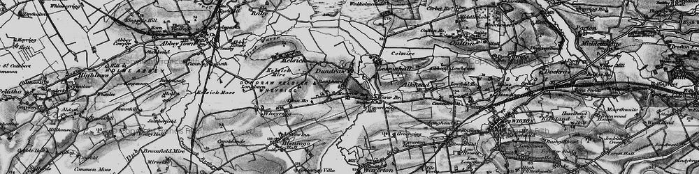 Old map of Moor Row in 1897