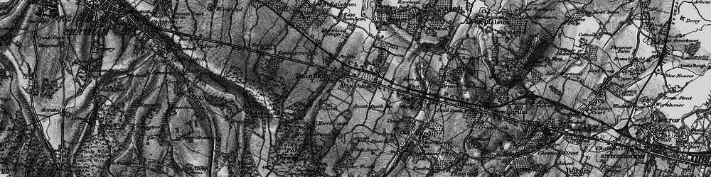 Old map of Moor Street in 1895