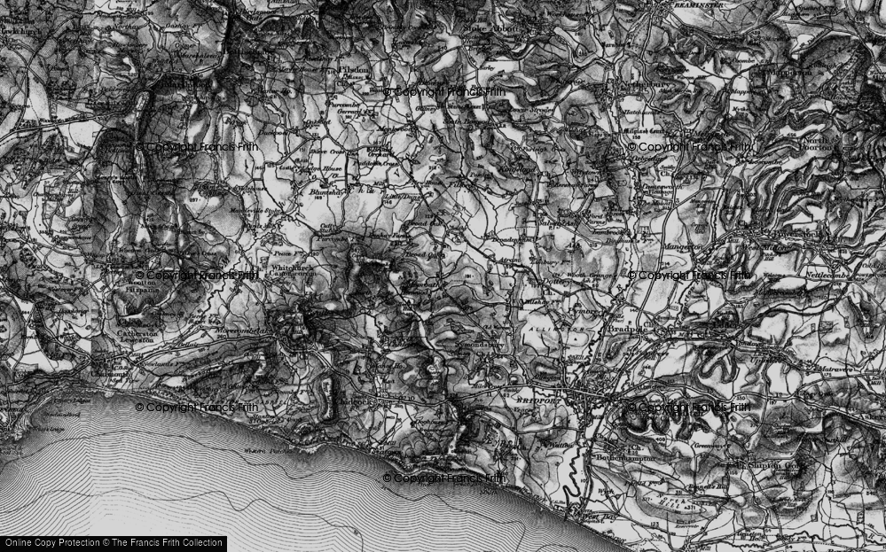 Old Map of Moorbath, 1898 in 1898