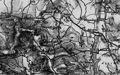 Old map of Moorbath in 1898