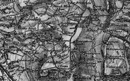 Old map of Moorend in 1896