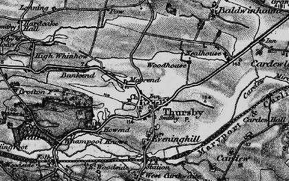 Old map of Moorend in 1897