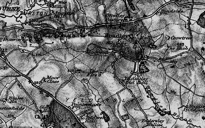 Old map of Bradley Moor in 1897