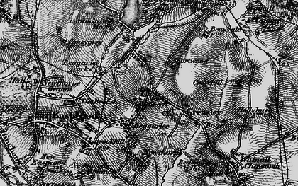 Old map of Moorgreen in 1895