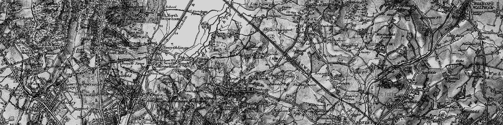 Old map of Moorgreen in 1895
