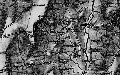 Old map of Moorhayne in 1898