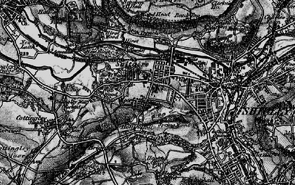 Old map of Moorhead in 1898