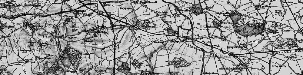 Old map of Moorhouse in 1896