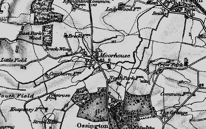 Old map of Moorhouse in 1899