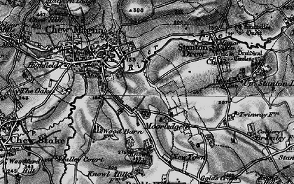 Old map of Moorledge in 1898