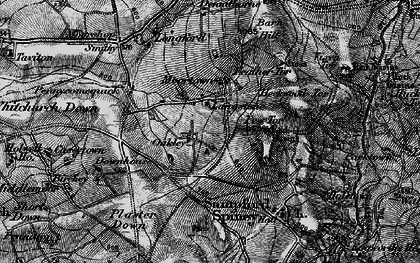Old map of Moortown in 1898