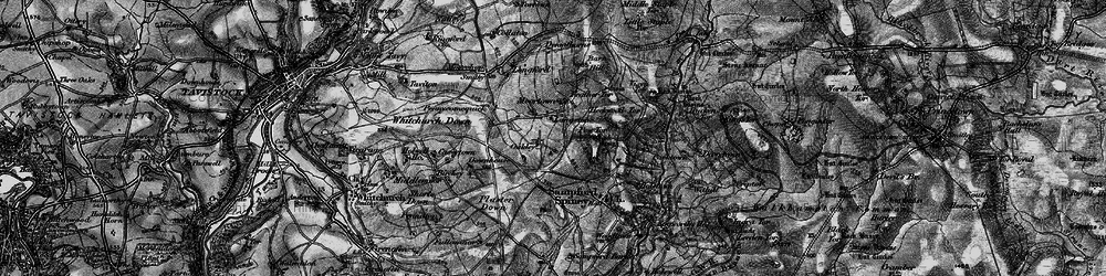 Old map of Moorshop in 1898