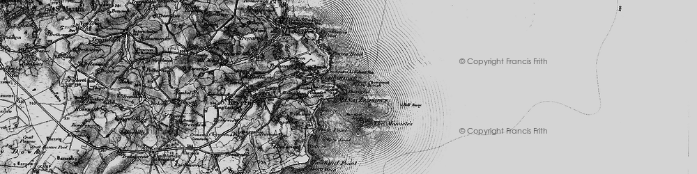 Old map of Morah in 1895