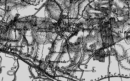 Old map of Moravian Settlement in 1895