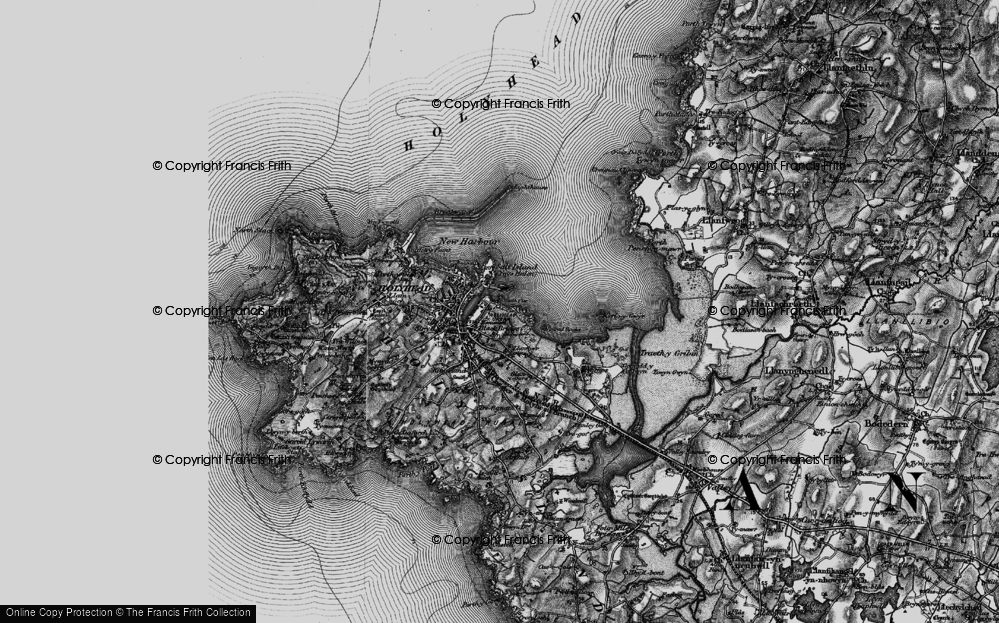 Old Map of Môrawelon, 1899 in 1899