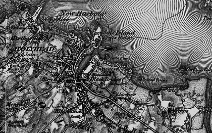 Old map of Môrawelon in 1899