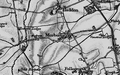 Old map of Morborne in 1898