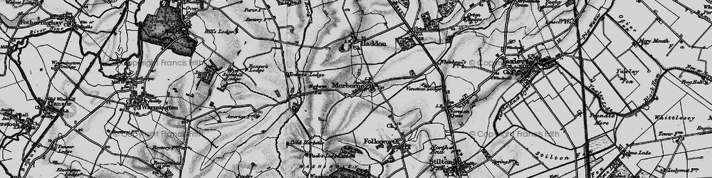 Old map of Morborne in 1898