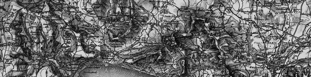 Old map of Morcombelake in 1898