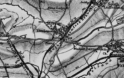 Old map of Morcott in 1898