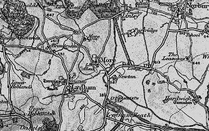 Old map of More in 1899