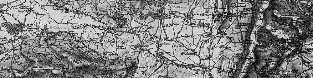 Old map of More in 1899