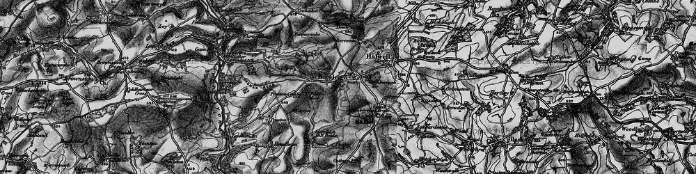 Old map of Moreleigh in 1897
