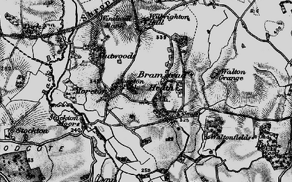 Old map of Moreton in 1897