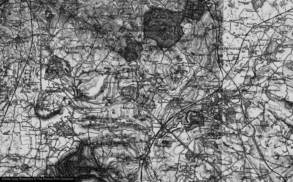 Old Map of Moretonwood, 1897 in 1897