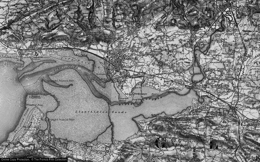 Old Map of Morfa, 1897 in 1897
