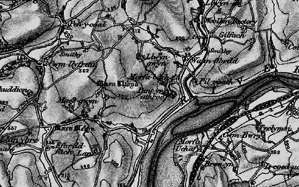 Old map of Bronyn in 1896