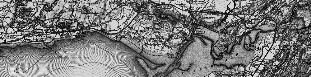 Old map of Morfa Bychan in 1899