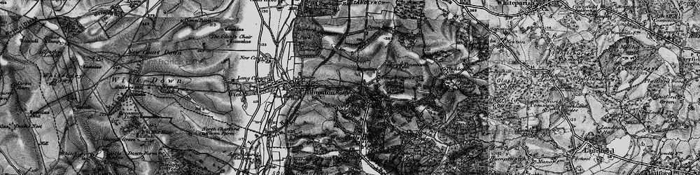 Old map of Morgan's Vale in 1895