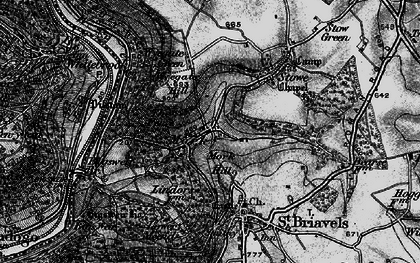 Old map of Andrews Corner in 1897