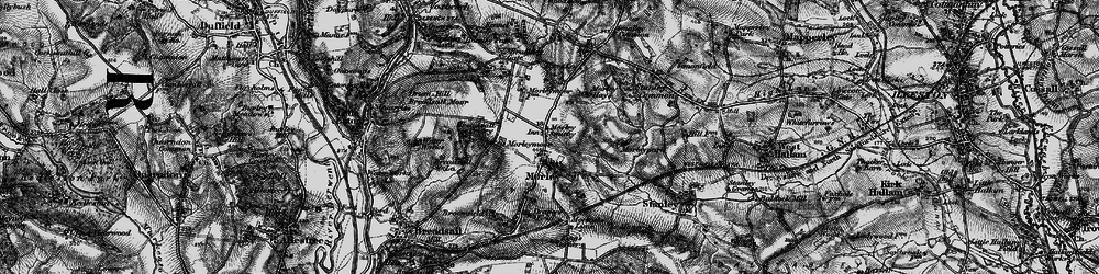 Old map of Morley Smithy in 1895