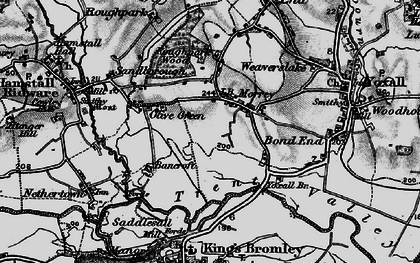 Old map of Morrey in 1898