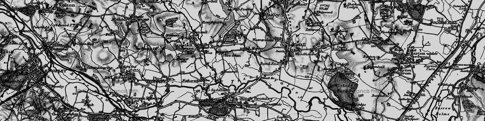 Old map of Morrey in 1898