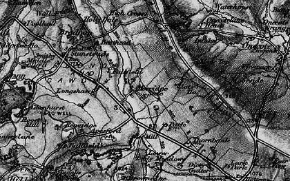 Old map of Morridge Side in 1897