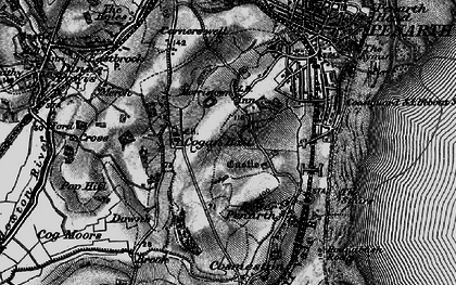Old map of Morristown in 1898
