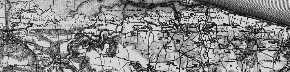 Old map of Morston in 1899