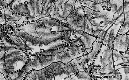 Old map of Morthen in 1896
