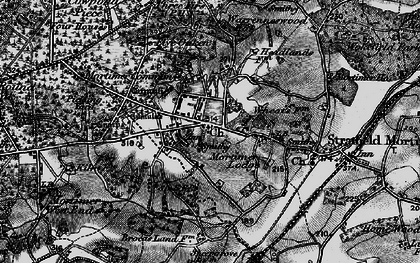 Old map of Mortimer in 1895